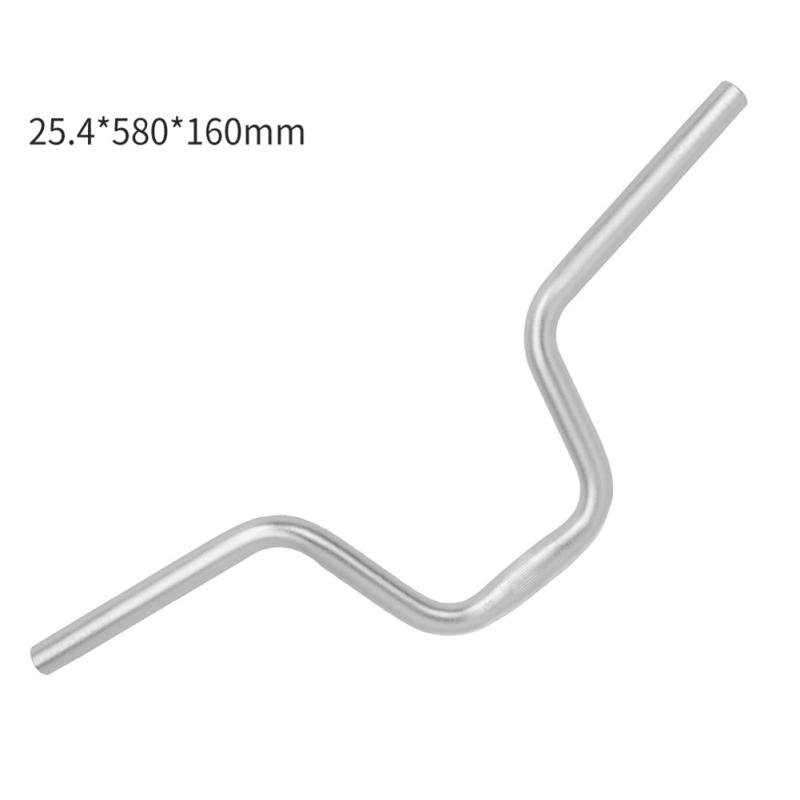 Lp litepro Bike Řídítka ve tvaru U Zvýšená řídítka z hliníkové slitiny 25,4 x 580 mm Kompatibilní pro