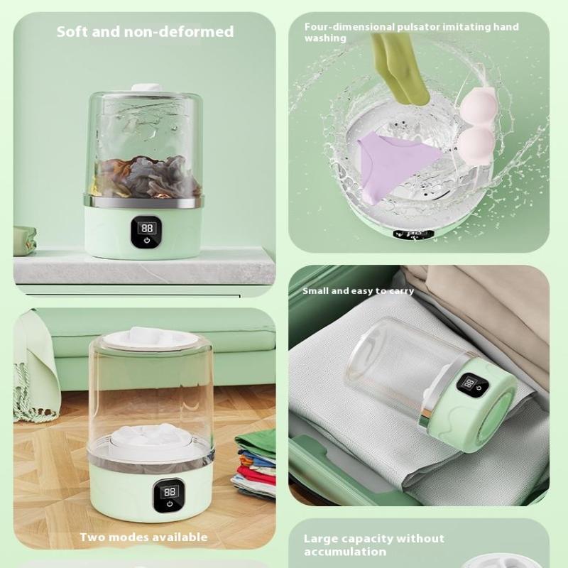 Portable Mini Washing Machine Small Laundry Washer Machine Clothes Cleaning Tool For Dormitories Travel Camping El Apartment
