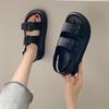 Platform sandals women's 2025 summer new Internet celebrity platform casual versatile student flat sports Roman cool slippers