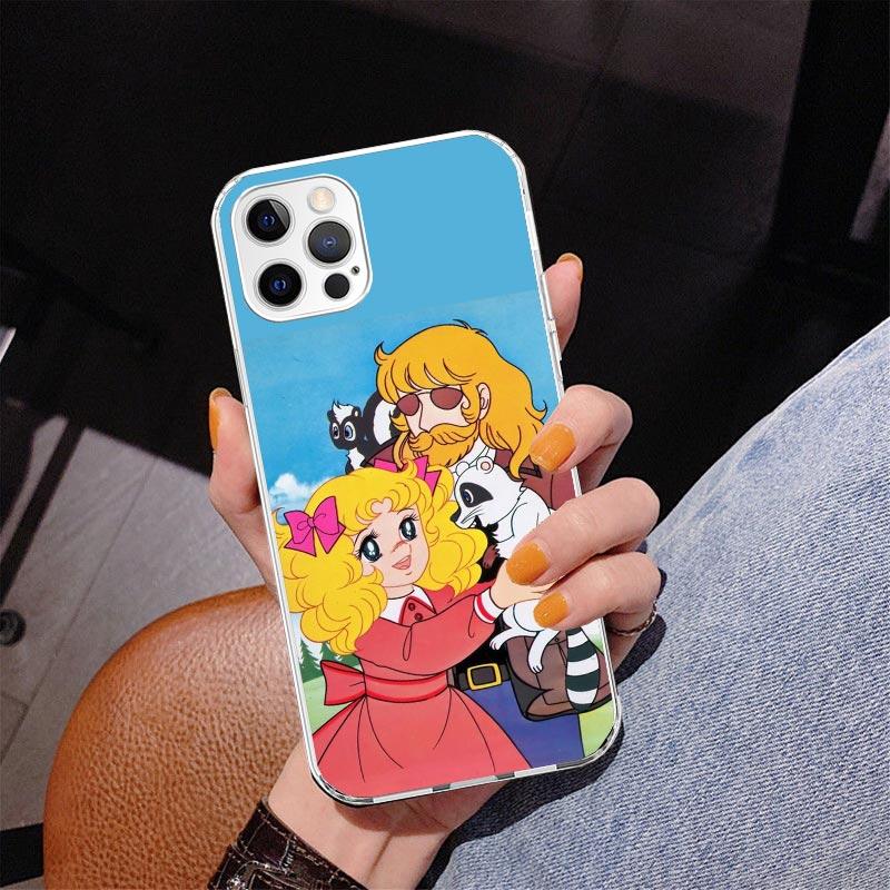 Candy 90s Anime Phone Case For iPhone 17 Air 16 Pro Max 16E 15 + 14 Plus 11 12 13 Mini 7 8 SE Gift Print Cover Fundas 17 Air 16
