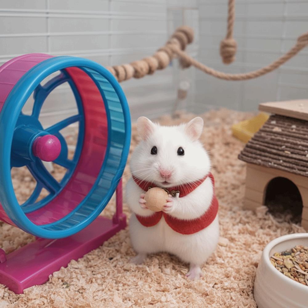 Breathable Hamster Jacket Retro Buckle Pet Apparel Cozy Hamster Vest  Four Seasons