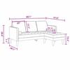 Sofa Set 2 pcs Cloud Grey 173 x 131 x 67 cm Polyester