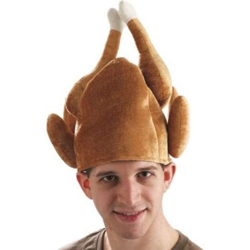 Hats Funny Adults Hat Thanksgiving Day Roasted Turkeycute Party Festival Caps Brown