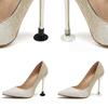 1 Paar Weiche High Heel Schoner Fersenspitzen Abdeckungen für Damen zum Gehen auf Gras und unebenen Böden zur Vermeidung von Abnutzung