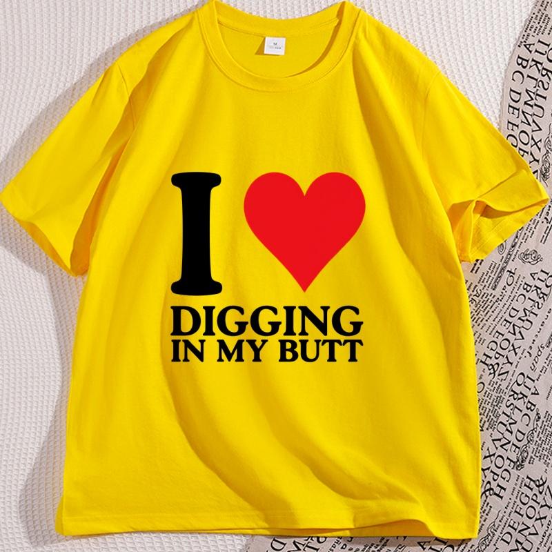 Funny Start Digging Weirdcore Cursed TShirt for Men Cotton Printed Graphic Tees Streetwear Clothing Y2k Streetwear T Shirt
