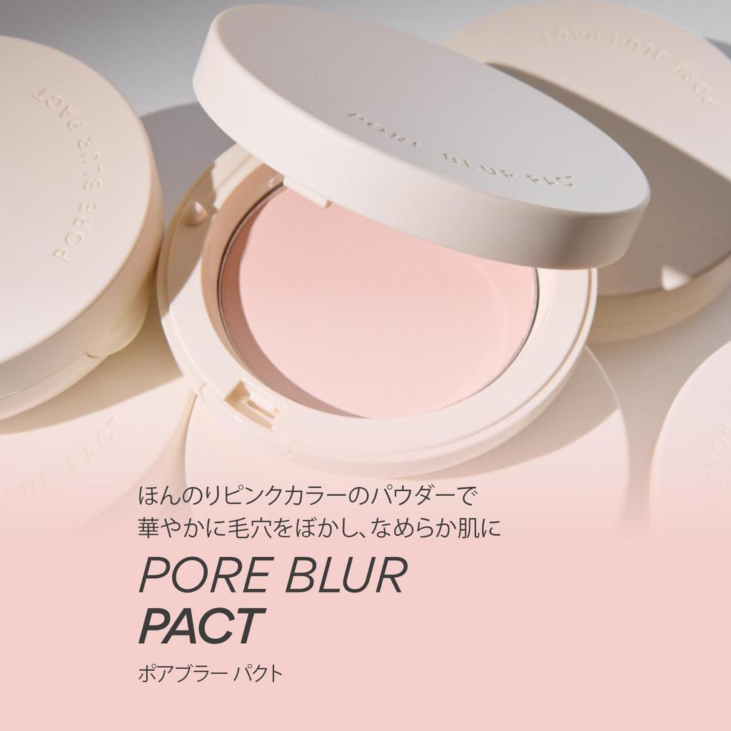 Innisfree Pore Blur Prevents Prevents Stays in Covers For Oily Absorbs Korean Cosmetics Pact, Authentic, Loose, Sebum, Shine, Place, Pores, Skin,
