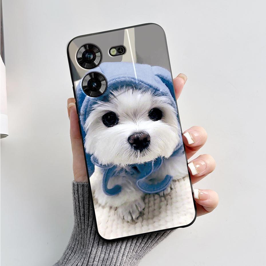 For Tecno Pova 5 Case LH7n Silicone Phone Case Stylish Pattern Slim Soft Black Funda Cover For Tecno Pova 5 4G 2023 Pova5 Capa