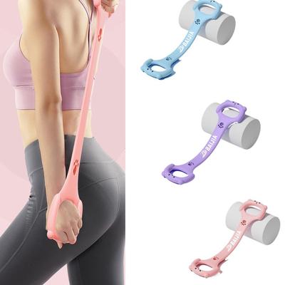 TPR Resistance Bands Bodybuilding Pull Up Assist Yoga 8 Word Tension Device Elastic Portable Back Training Rope Yoga