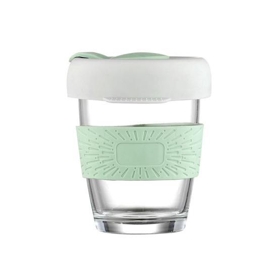 350 ML vannkopp direkte drikke tykk glass kaffekopp med anti-skald koppholder