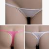 Low Waist Thong G-String Women Sexy Transparent Ladies' Lingerie Erotic Micro Mini Underwear Lingerie Home Wear G-String V Thong