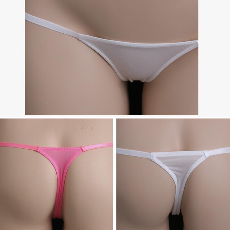 Low Waist Thong G-String Women Sexy Transparent Ladies' Lingerie Erotic Micro Mini Underwear Lingerie Home Wear G-String V Thong