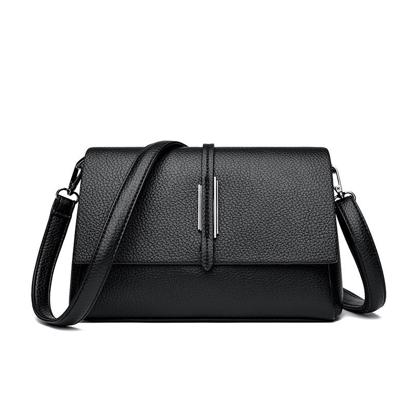 Bolsa Transversal, Bolsa para Meia-Idade e Idosos, Bolsa Quadrada Pequena Estilosa e Simples, Bolsa Casual de Ombro Único