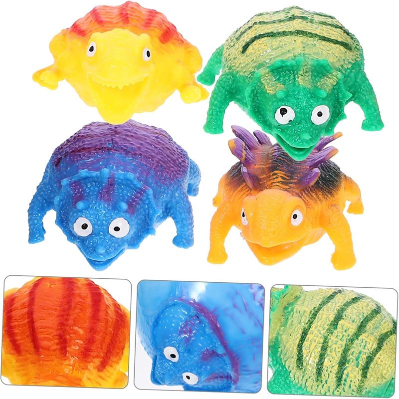 Cartoon Blowing Dinosaur Toy Farm Animals Squeeze Fidget Toys Novelty Blow Up Animal Balloon For Kids Birthday Party Gifts