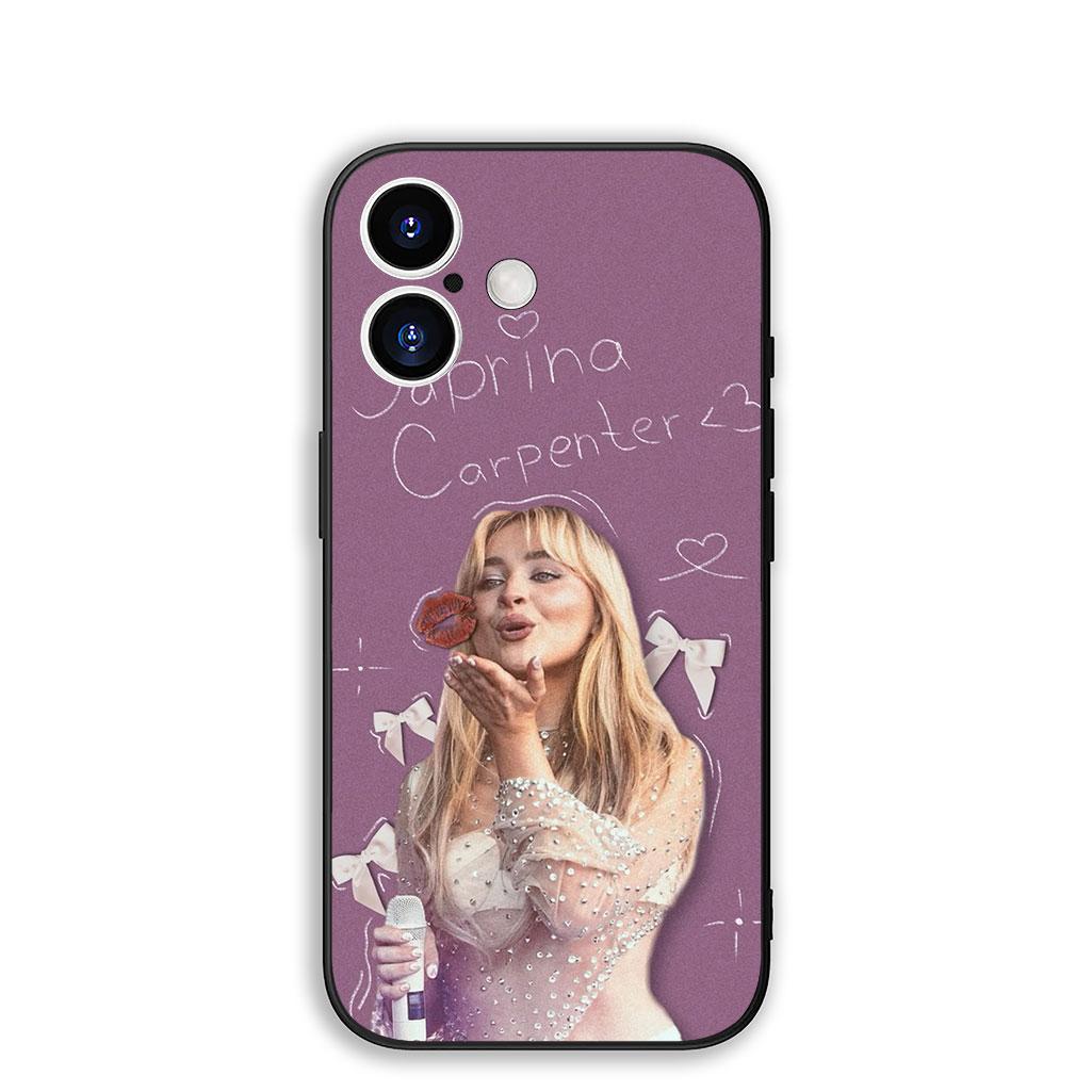 

Cover for Apple iPhone 16 15 14 11 Pro Max 6 7 8 Plus + SE2 SE3 SE 2022 2020 8+ Phone Case Sabrinas SC Carpenters Wallpaper iPhone 16 Pro