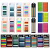 Writable Waterproof Sticky Note Strips – Reusable Plastic Index Labels for Planners