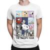 Snoopy und Woodstock T-Shirts Accessoires für Männer Frauen Baumwolle Lässig Peanuts Cartoon T-Shirt Kurzarm Oberteile Bedruckt