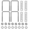 U-Bolt Clamps for Roof Box Boat and Car 4pc