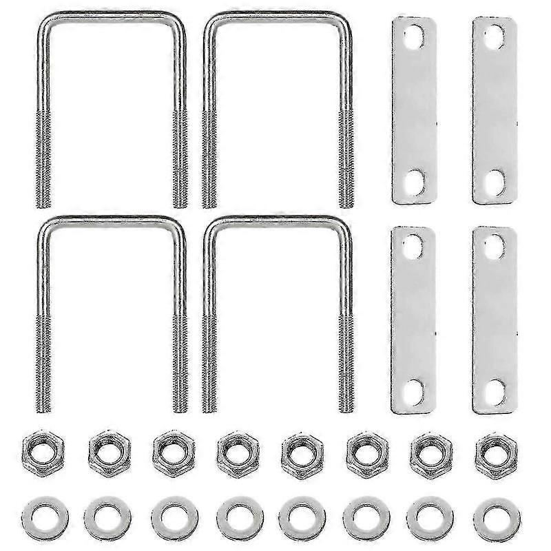 U-Bolt Clamps for Roof Box Boat and Car 4pc