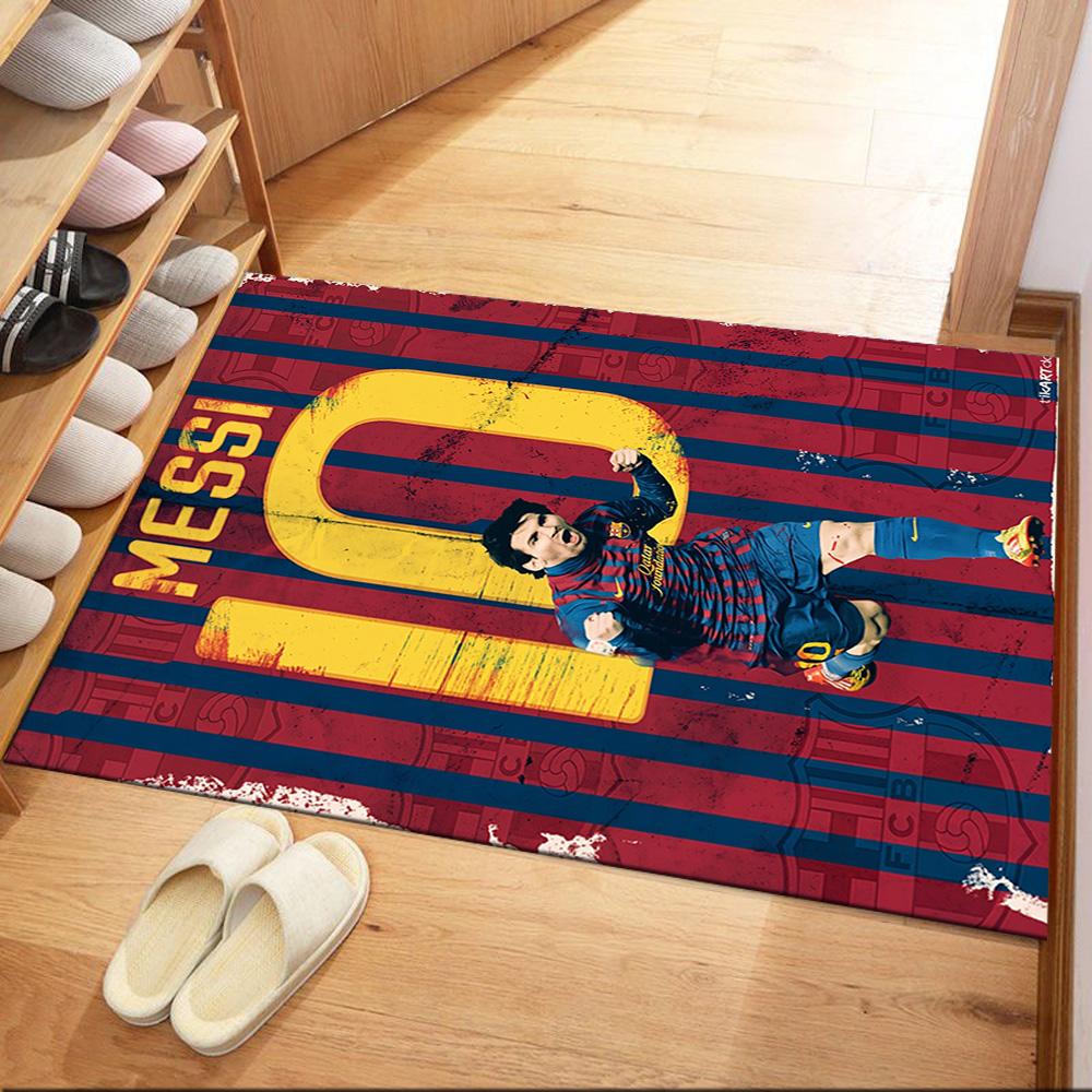 Messi 342 Area Rug Suitable for Balcony Living Rooms Entryway Playrooms Antislip Carpet Office home decor Gift for Festivals