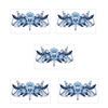 5 Sheets Colorful Butterfly Flower Tattoo Stickers, Waterproof Temporary Body Art, Hypoallergenic Floral Chest Back Decals for Women Girls