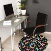 1pc Office Carpet Chair Mats Butterfly Floral Pattern Perfect for Decorating Office Chairss, Or Bedrooms.YDT350