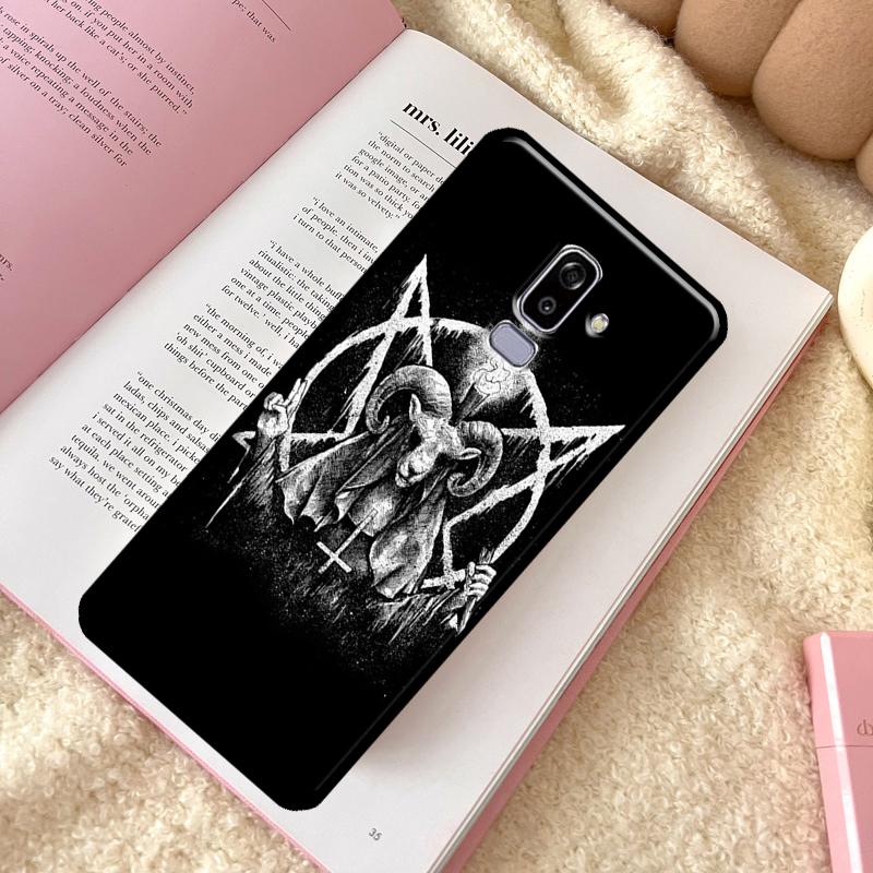 

Сатанинский страшный чехол для телефона с черепом для Samsung Galaxy J6 J4 Plus A6 A7 A8 A9 J8 2018 A3 A5 J1 2016 J3 J7 J5 2017 A9 2018