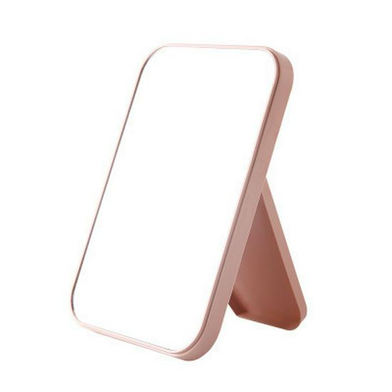 Portable HD Folding Makeup Mirror: Square Vanity for Dorm or Desk