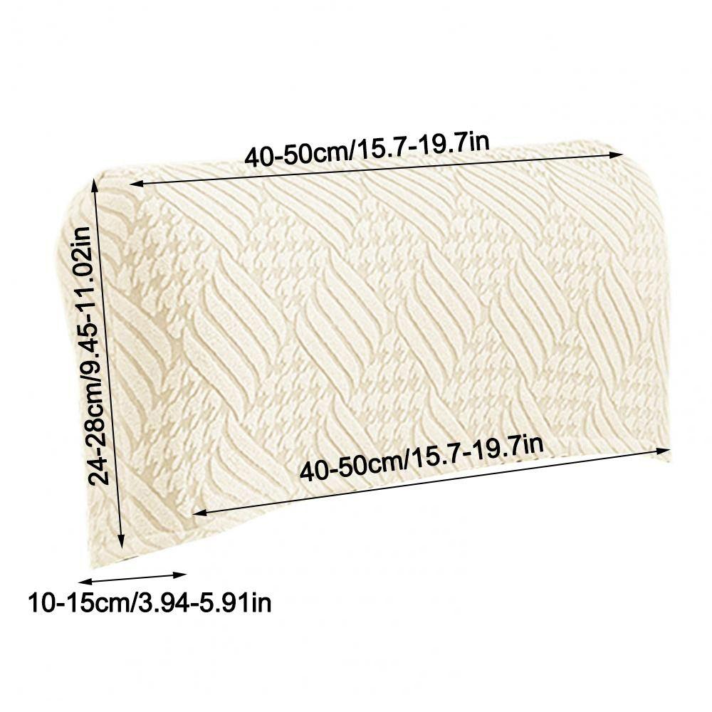 Dust-proof Chair Back Cover Solid Color Comfortable Chair Office Headrest High Elasticity Executive Chair Half Cover