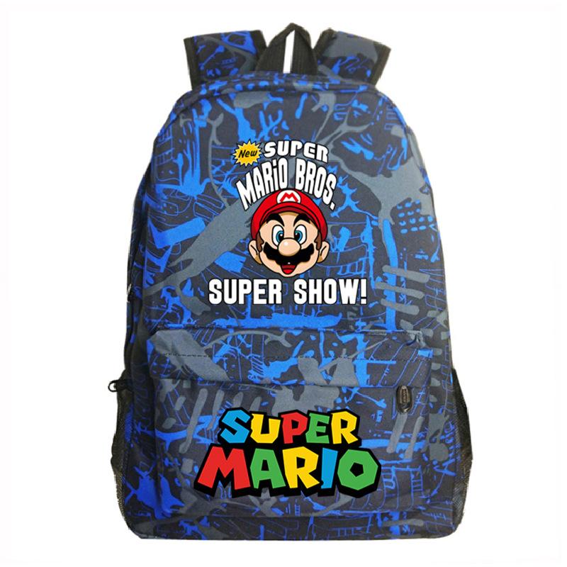 Peripheral Cartoon Printed Backpack, High-Capacity Schoolbag For Primary And Secondary School Students