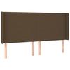 VidaXL LED Headboard Bedroom Furniture Double Bed Accessory Head of Bed Frame Interior Dark Brown 3123785