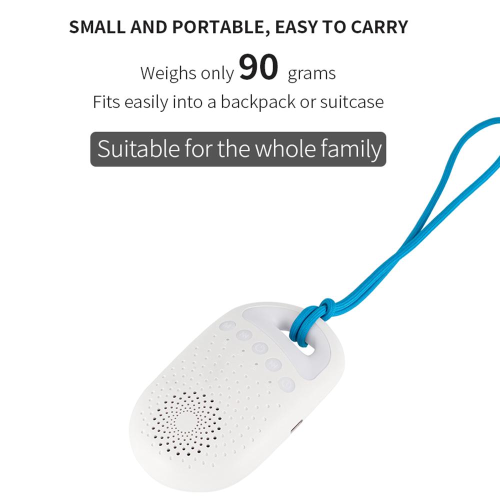 Portable Baby Sleep Machine White Noise Sound Machine for Baby Sleeping 26 Soothing Sounds 15Celsius30Celsius60Celsius90min Timer Built-in LED Night L