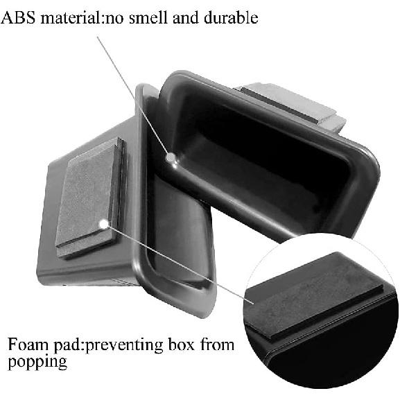 Vesul Front Row Door Organizer Compatible With Ford Explorer 2011 2012 2013 2014 2015 Armrest Storage Tray Phone Container Handle Pocket ABS Tray Ert