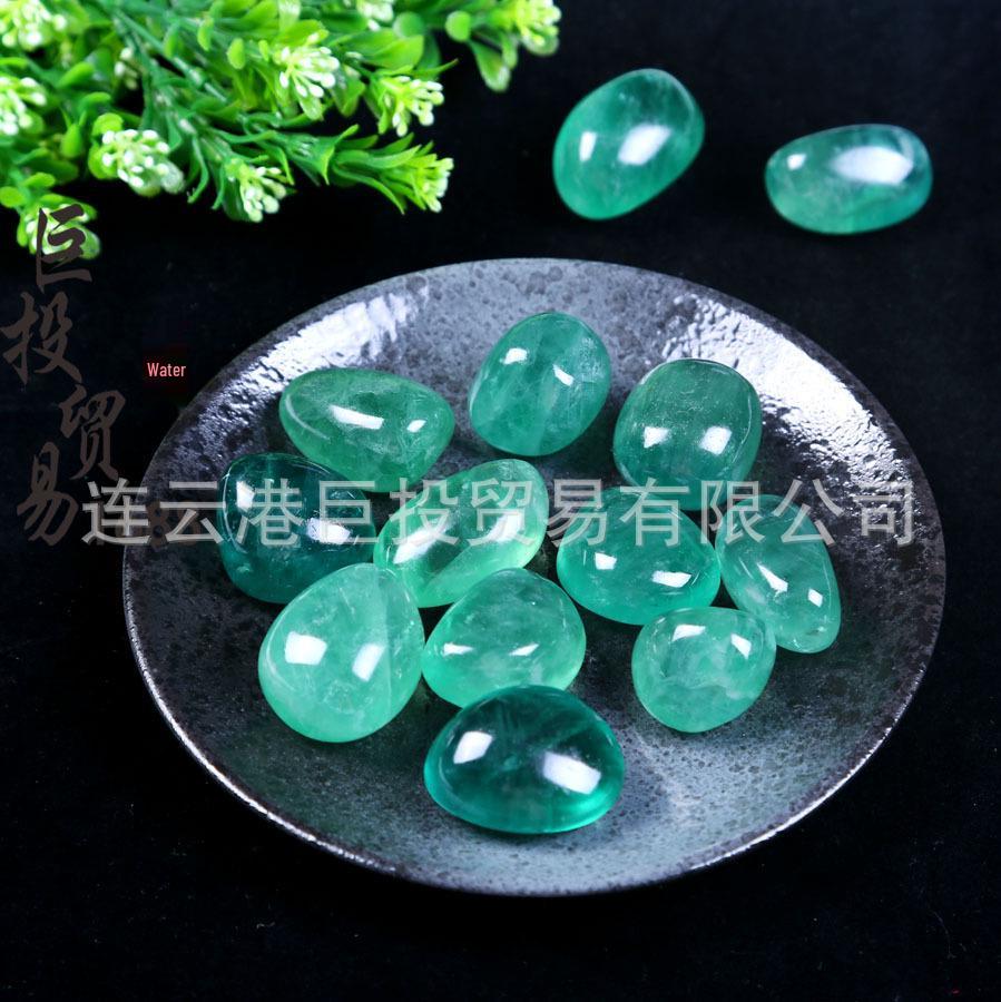 

Natural Green Fluorite Tumbled Stones - Large Irregular Gravel for Educational Play, Science Teaching, and Children s Treasure Archaeology