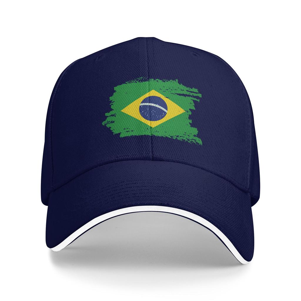 Custom Fashion Flag Of Brazil Baseball Cap Women Unisex Adjustable Brazilian Proud Dad Hat PerforUnisexce