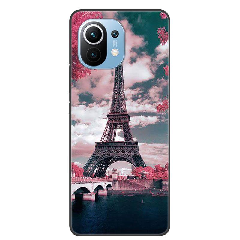 For Xiaomi 11 Lite 5G NE Case Protective Silicone TPU Phone Cases for Xiaomi Mi 11 Lite 5G Shockproof Covers 11Lite Soft Fundas