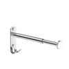1pc Stainless Steel Clothes Hanger Storage Rack Foldable Wall-Mounted Drying Hanger Punch-Free Balcony Drying Hook Wholesale
