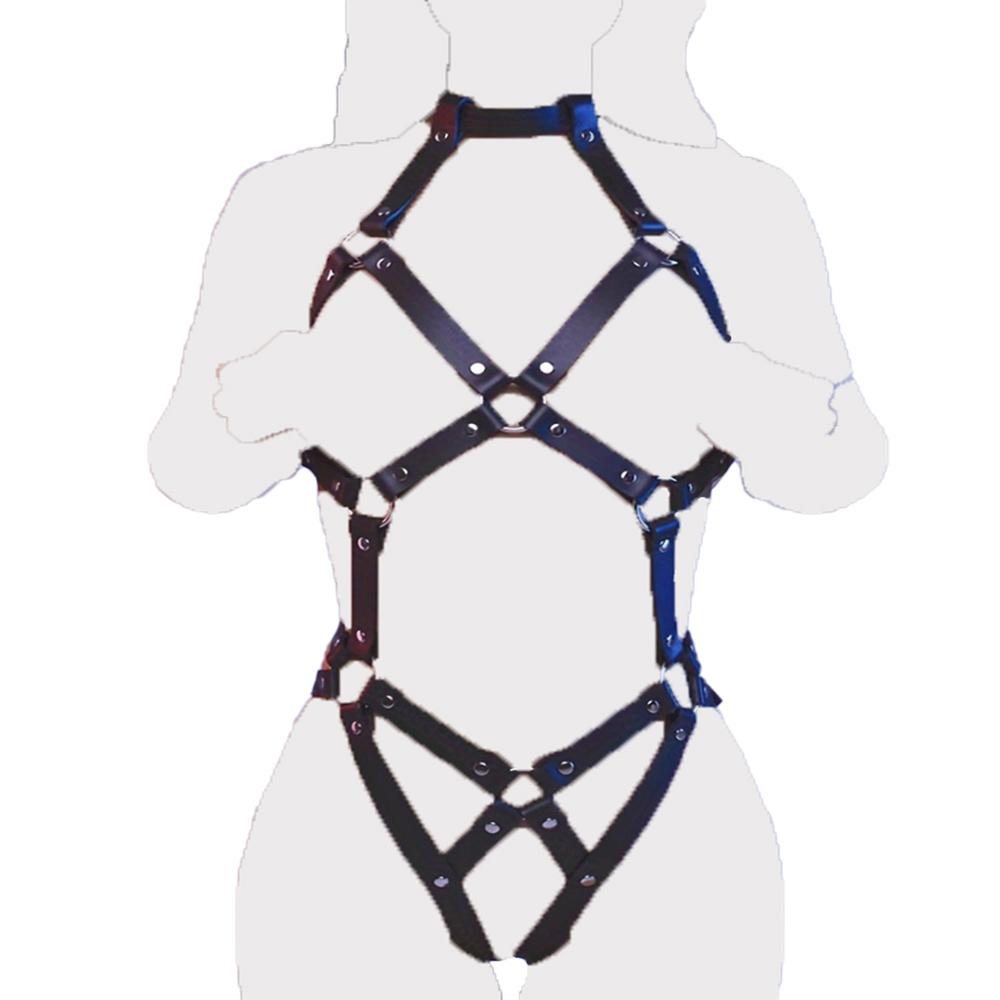Restraints Harness Women Sex Bondage Fetish Toy Sexy Leather Harness Erotic Sex Flirting Straps Sex Toys for Couples