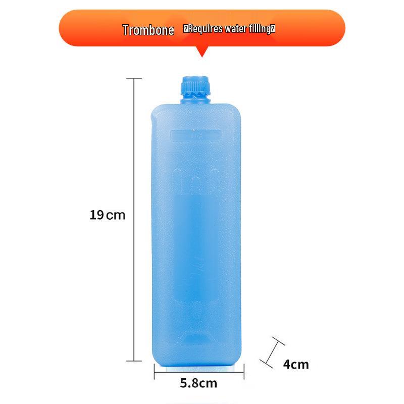 Reusable Ice Pack: Blue Ice Crystal Box for Cooling and Preservation