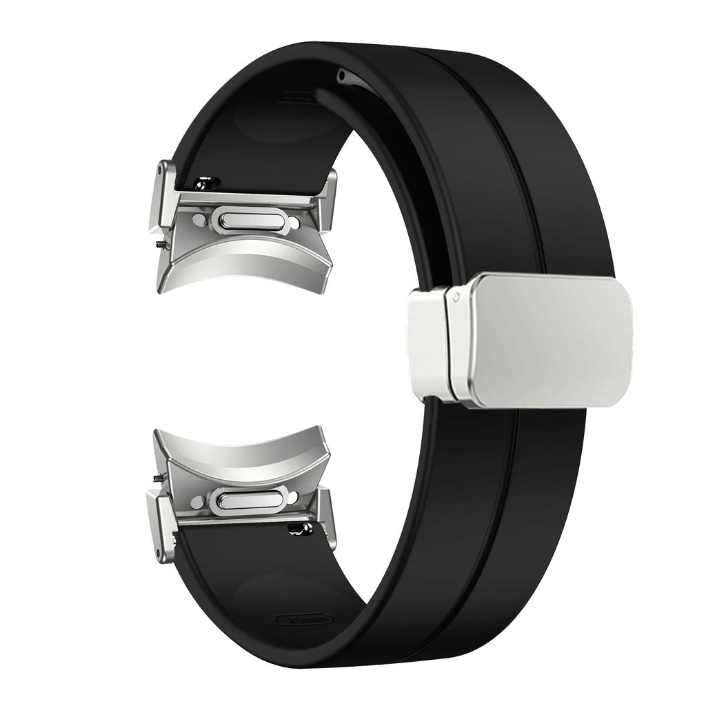 Magnetic Silicone Strap for Samsung Galaxy Watch7 6 44mm 40mm Sport Watchband 20mm Band Bracelet Galaxy Watch 6Classic 43mm 47mm
