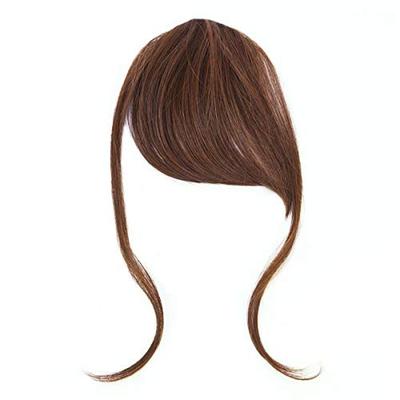 Priscilla (Prisila) Priscilla Fully Hand-Tied Bangs Wig, Long Side Curly Bangs, FX-103, Heat-Resistant, TDB, Dark Brown