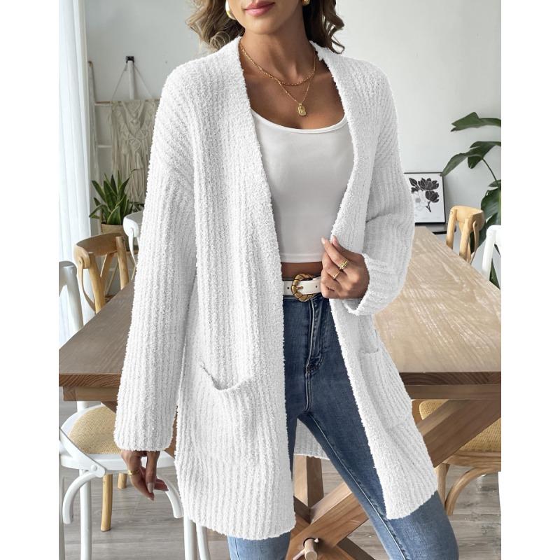 Women's Fall/winter Casual Double-pocket Coat Sweater