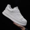Cross-Border European Station Platform Men'S Shoes New Summer Breathable Little White Shoes Versatile Leather Men'S Trendy Casual Shoes