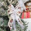 Large Christmas Bow Christmas Tree Topper Bows Christmas Decoration Supplies for Front Door Indoor Outdoor Wall Decoration