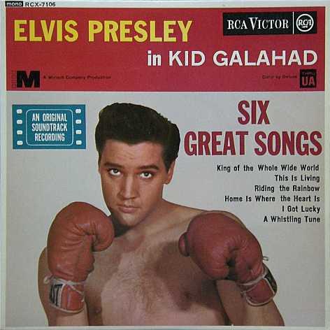 

7inch Record ELVIS PRESLEY Kid Galahad RCX7106 RCA 1963 UK Rock Used