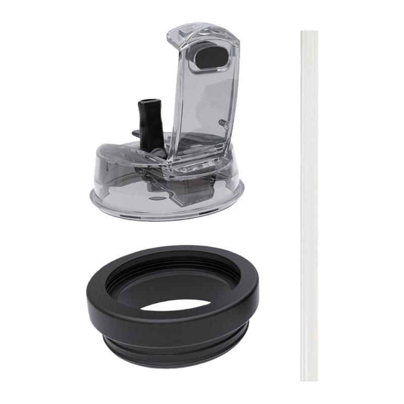 Replacement Lid For 40oz Tumblers Leak Proof Silicone Straw Cover Accessory For Drinkware Hygienes Protections