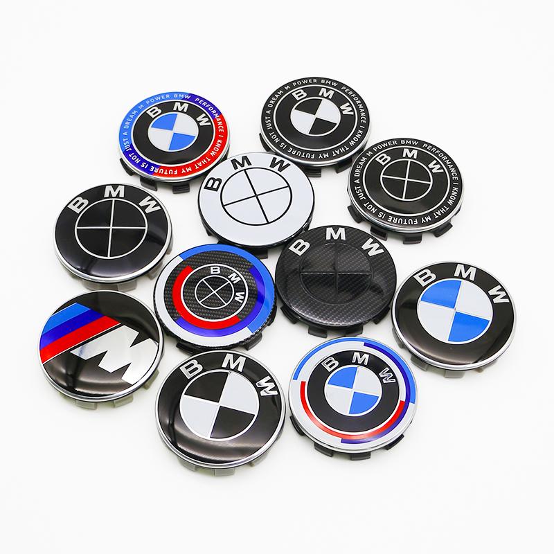 Car Wheel Center Caps 56mm 68mm E36 E46 For BMW M Performance Hubcap Cover E60 E90 E91 E92 E93 F30 F20 E87 M3 Auto Accessories