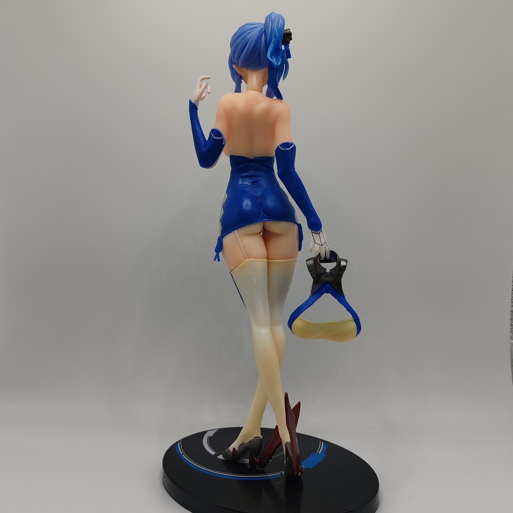 24CM Anime Game Azur Lane USS St Louis Figure Dress Standing Anime Model Toy Gift Collection Decorative Ornament Clothes Removed