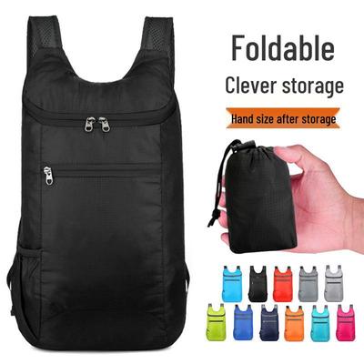 Lightweight Waterproof Foldable Backpack: Colorful, Large Capacity, Ideal for Students and Outdoor Sports