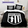 FC Flora Tallinn Bedding Quilt Set Quilt Cover Pillowcase Home Decoration Birthday Gift (1 * duvet cover + 2 * pillowcase, without core)