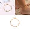 Bracelet Ankle Simple Women Overgild Color Anklet Foot Jewellery Chain Stone